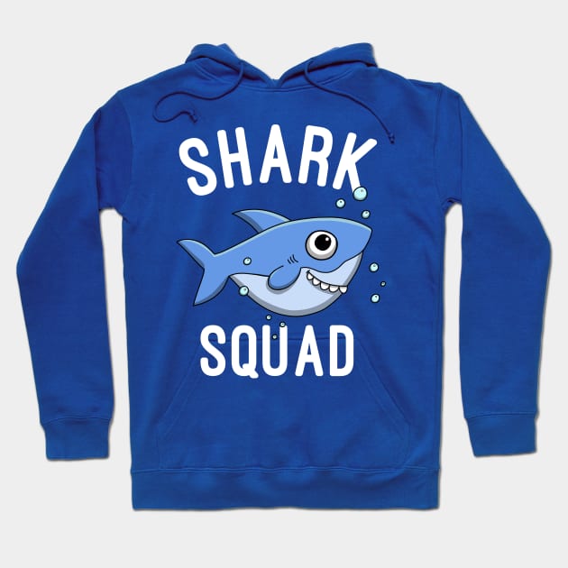 Shark Squad - Shark Lovers Gift Hoodie by basselelkadi